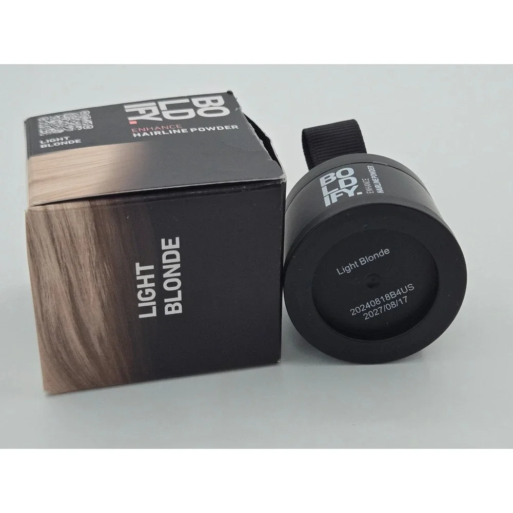 Boldify Enhance Hairline Powder Light Blonde 4g Root‎ Touch Up Water Resistant